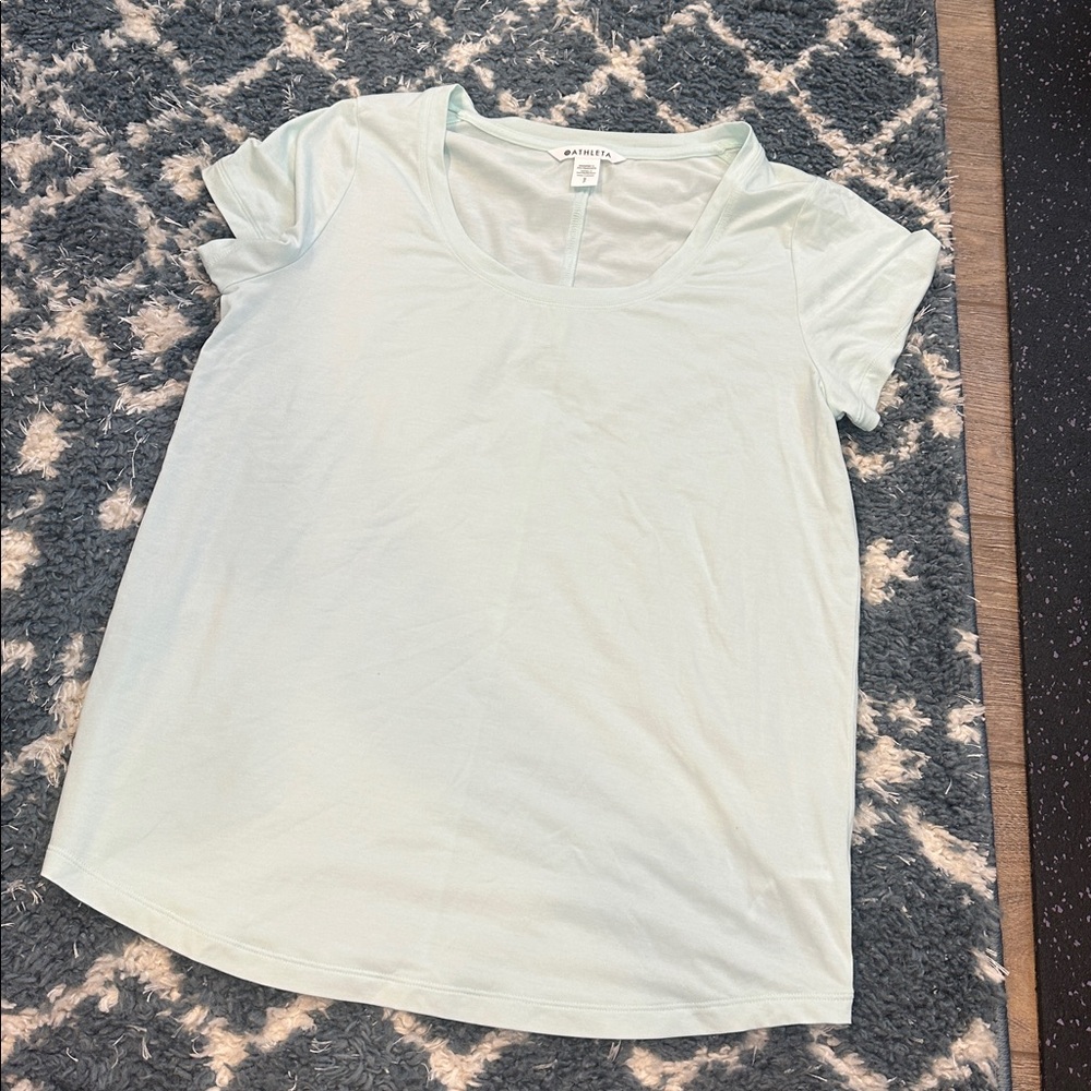 Athleta Soft Blue Tee